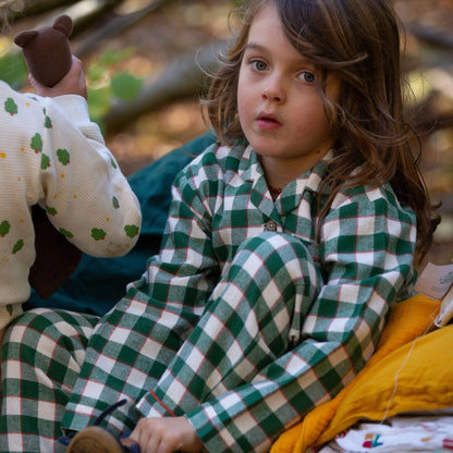 Kids Classic Check Organic Pyjamas - Little Green Radicals