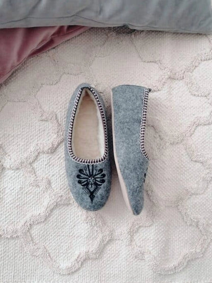 Embroidered Handmade Ballerina Slippers