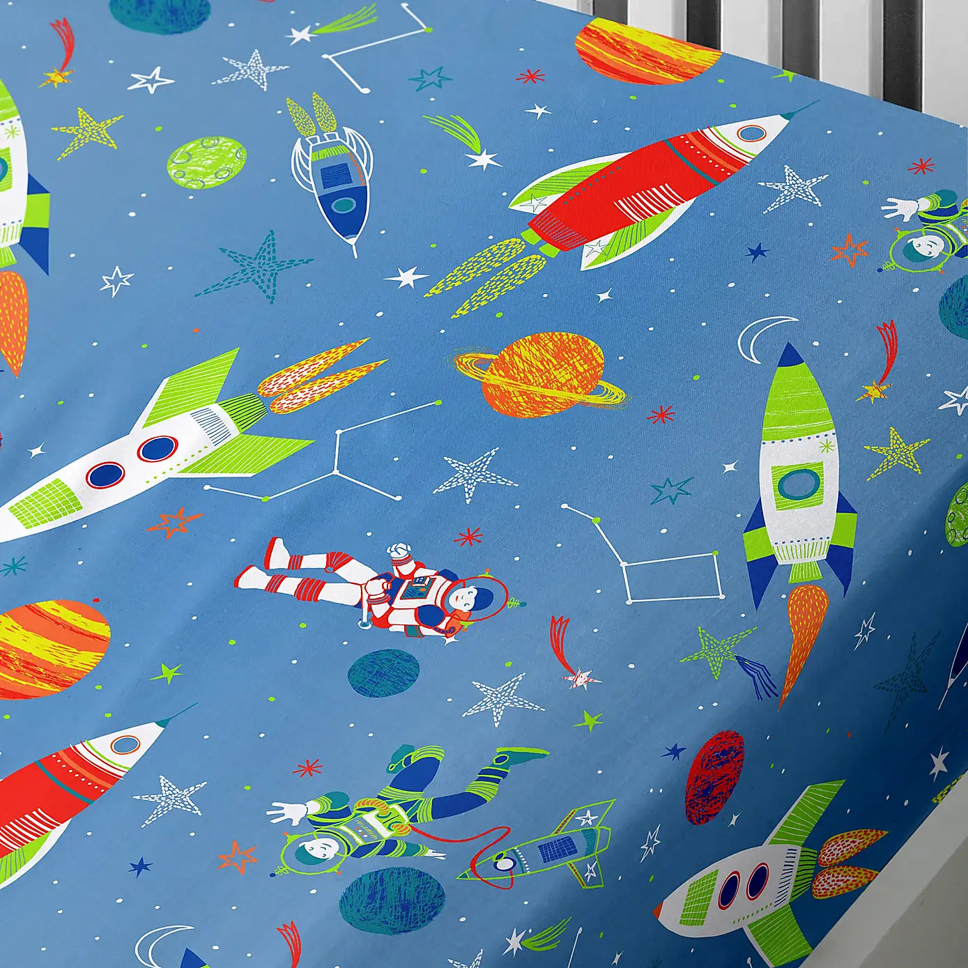 Rocket Man Fitted Sheet