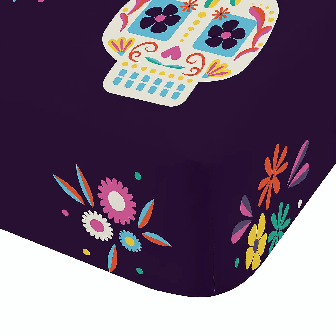 Dia De Los Muertos Fitted Sheet