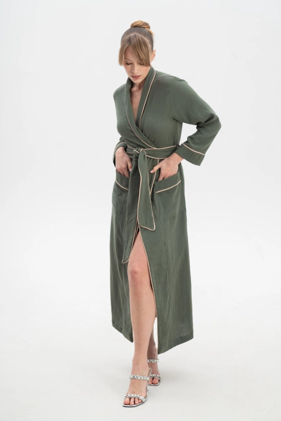 Cotton Bath Robe - Identity Lingerie