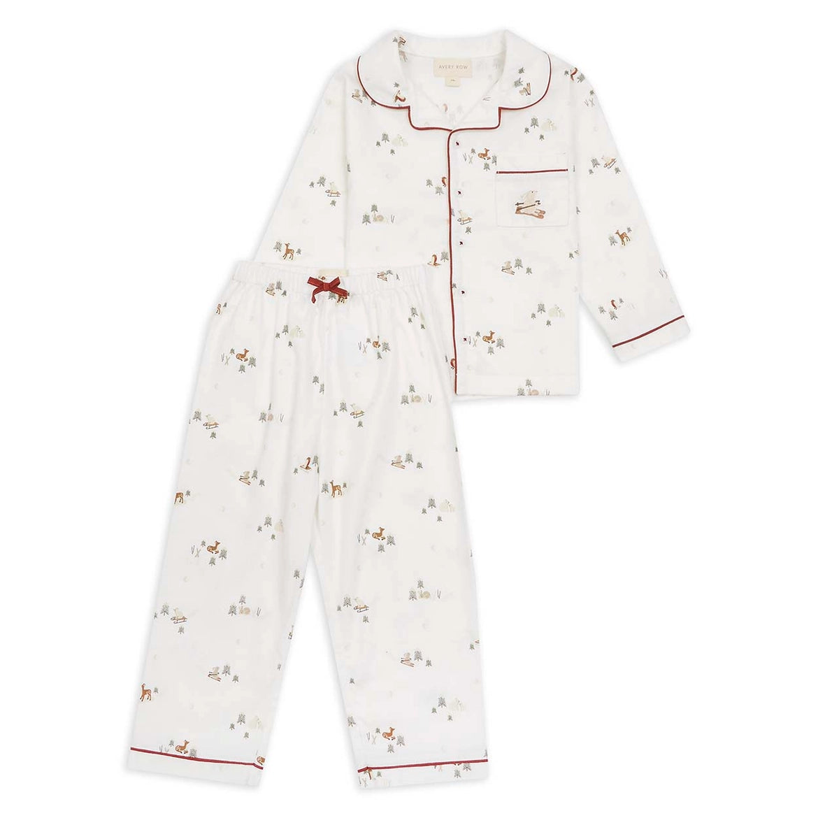 Kids Winter Ski Pyjamas - Avery Row