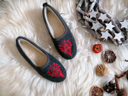 Embroidered Handmade Ballerina Slippers