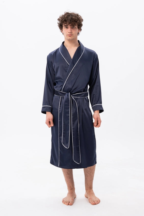 Mens Satin Robe - Identity Lingerie