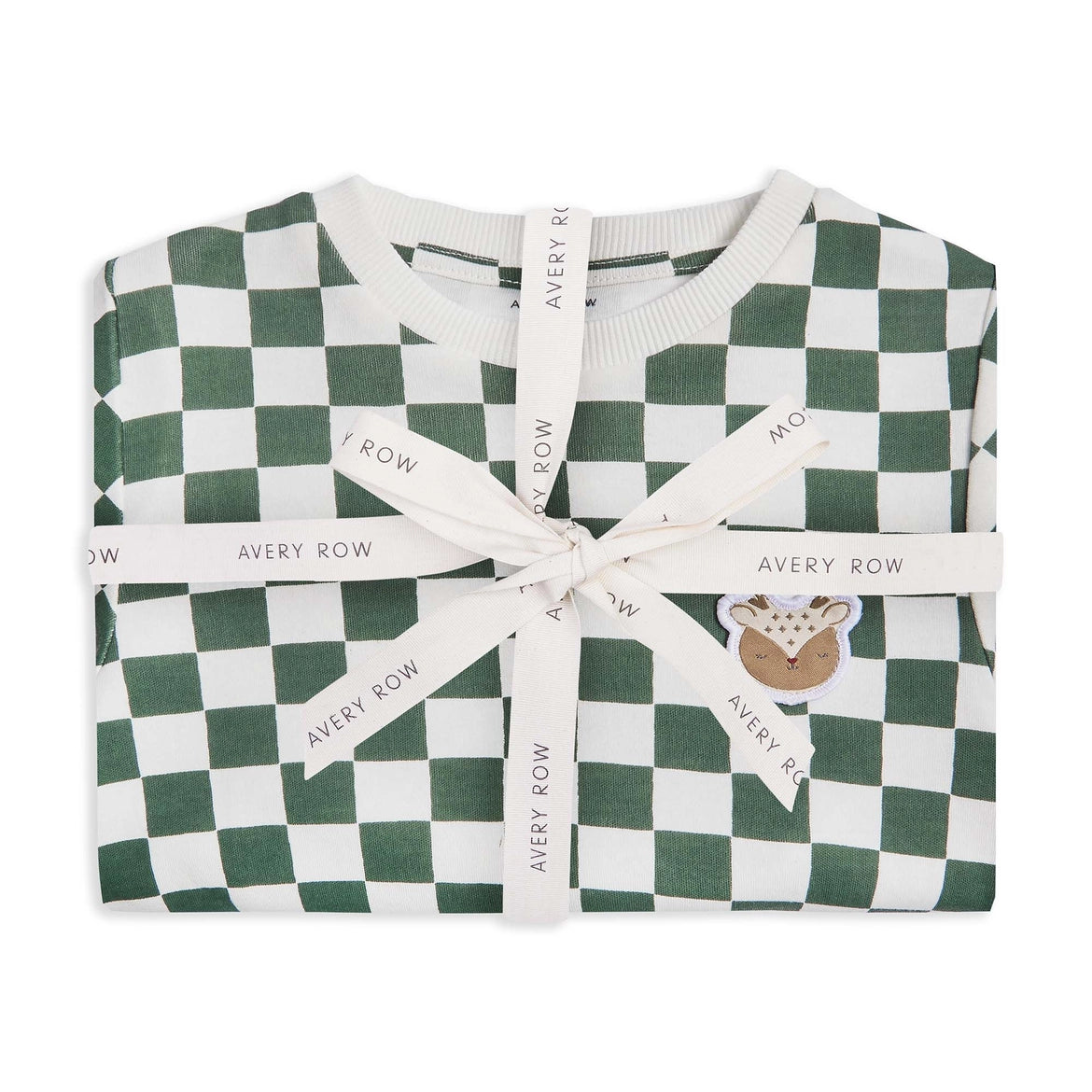 Kids Checkerboard Jersey Pyjamas - Avery Row