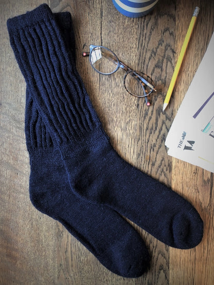 Men's Alpaca Ribbed Socks