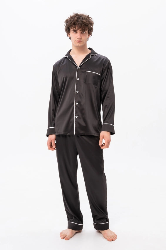 Mens Satin Pyjamas - Identity Lingerie