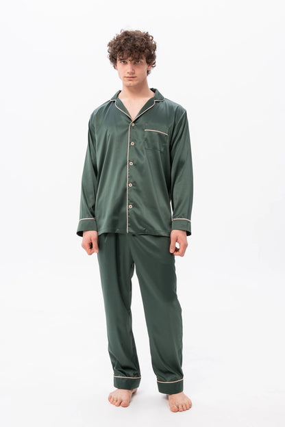 Mens Satin Pyjamas - Identity Lingerie