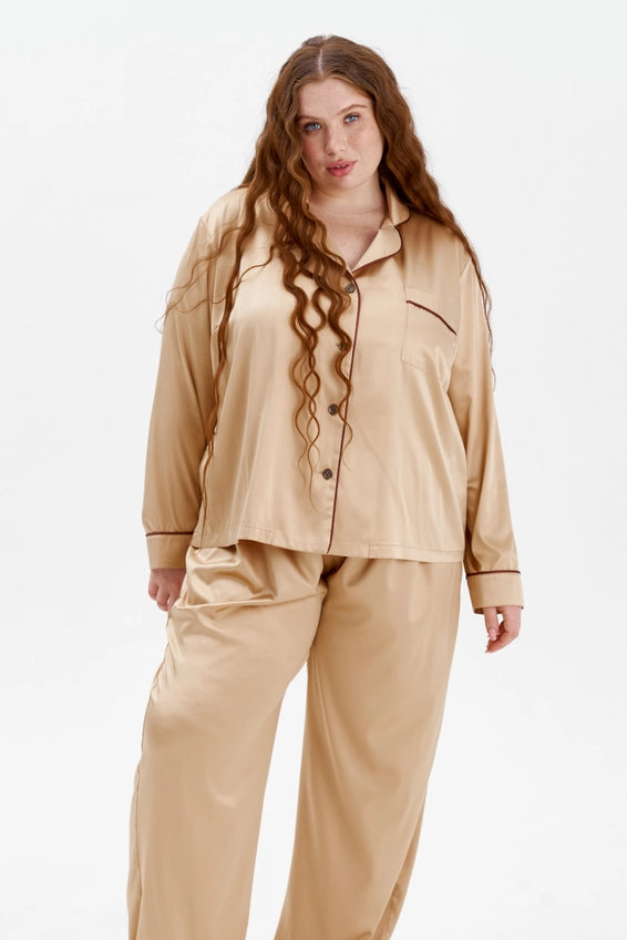 Satin Pyjamas - Identity Lingerie