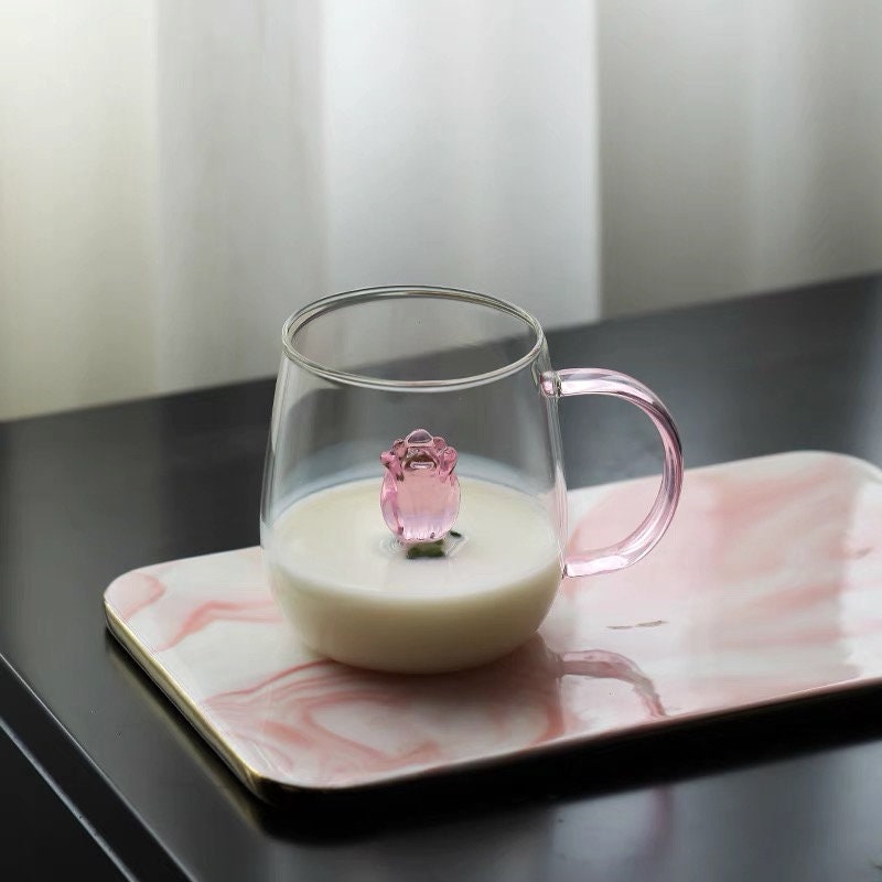 Cute Animal & Plant Glass Mug - Ghobi