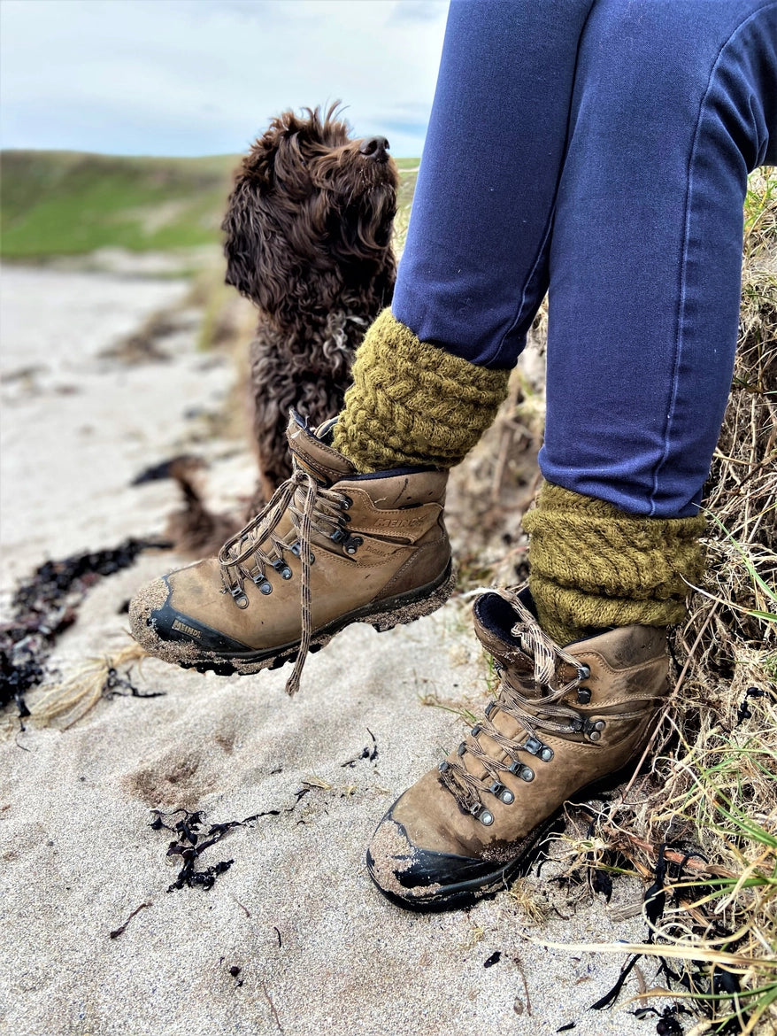 Ladies Alpaca Chunky Knee Socks