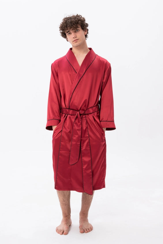 Mens Satin Robe - Identity Lingerie