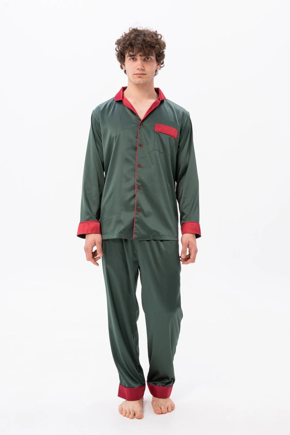 Mens Satin Pyjamas - Identity Lingerie