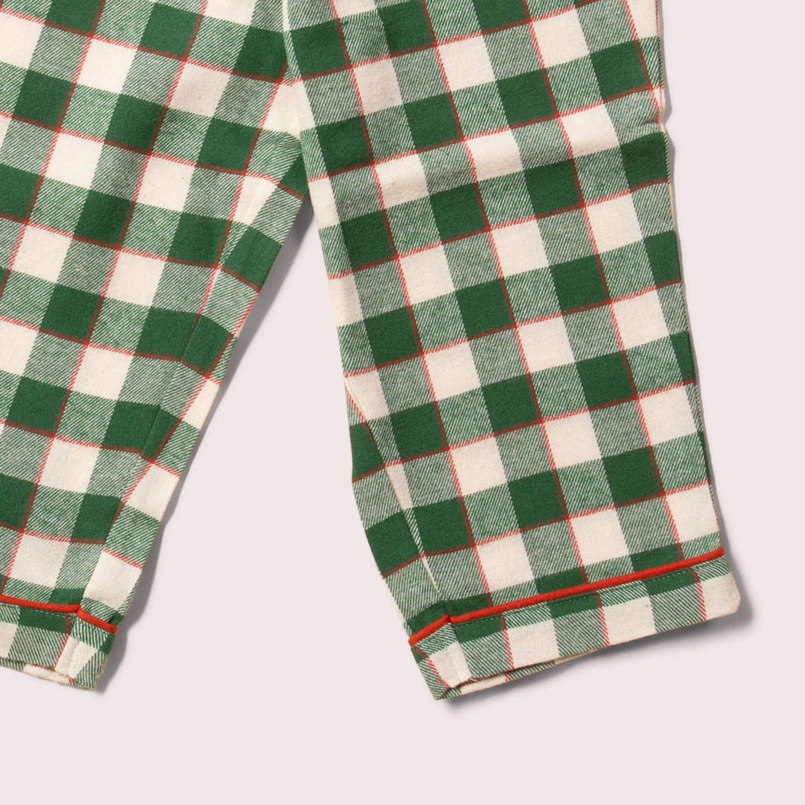 Kids Classic Check Organic Pyjamas - Little Green Radicals