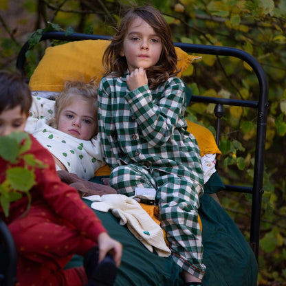 Kids Classic Check Organic Pyjamas - Little Green Radicals