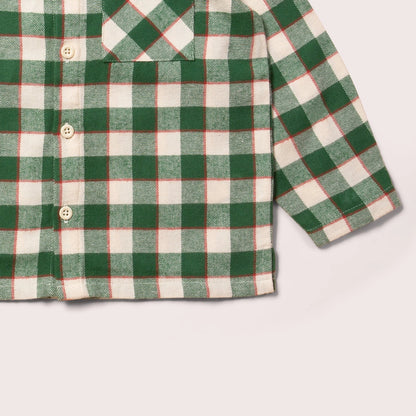 Kids Classic Check Organic Pyjamas - Little Green Radicals