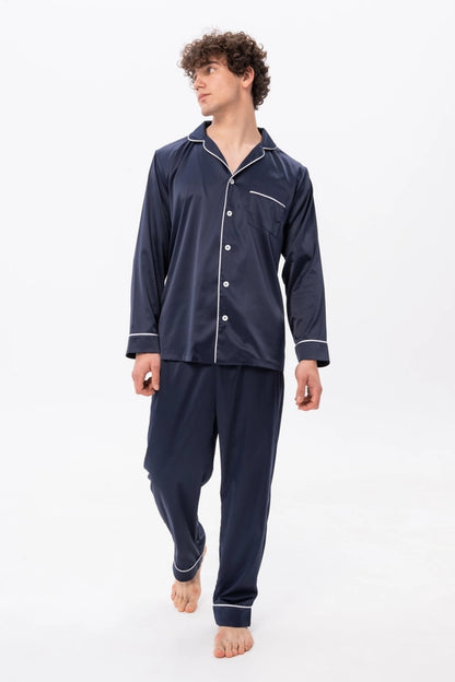 Mens Satin Pyjamas - Identity Lingerie