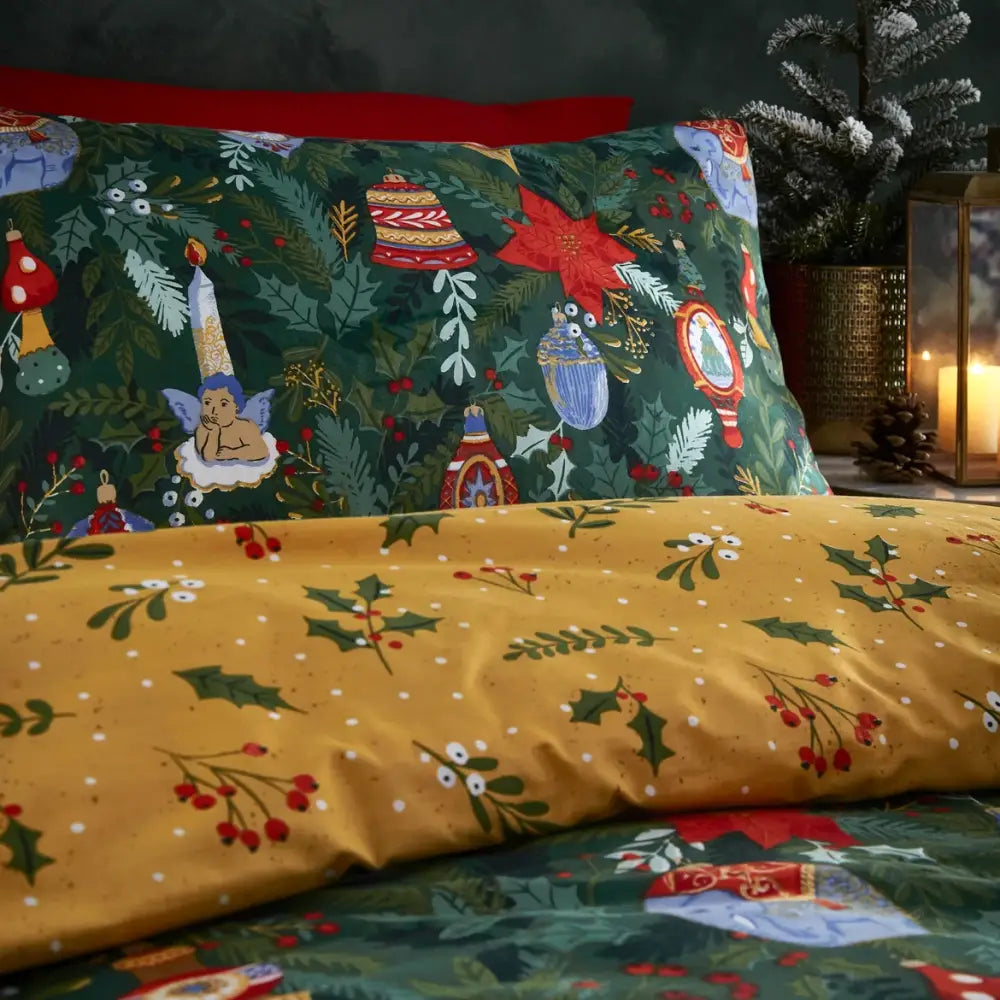 Deck The Halls Zip Bedding - Custom