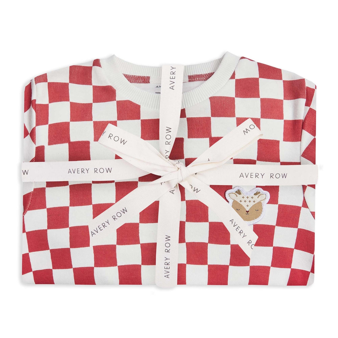 Kids Checkerboard Jersey Pyjamas - Avery Row