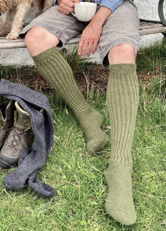 Men's Country Alpaca Knee Socks