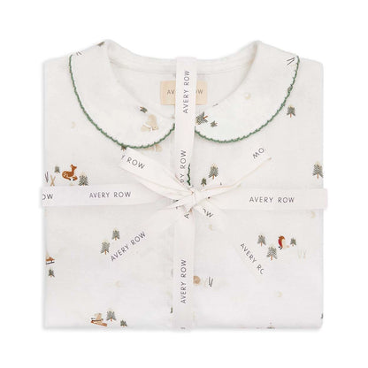 Kids Winter Ski Pyjamas - Avery Row