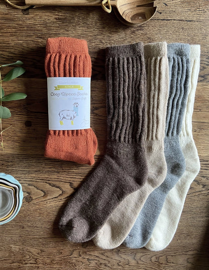 Ladies Cosy Alpaca Lounge Socks