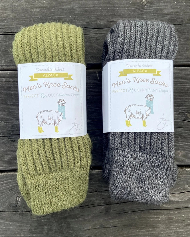 Men's Country Alpaca Knee Socks