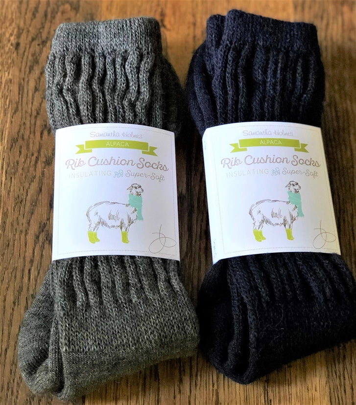 Men's Alpaca Ribbed Socks