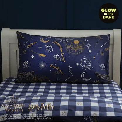 Harry Potter Hogwarts Glow In The Dark Zip Bedding - Custom