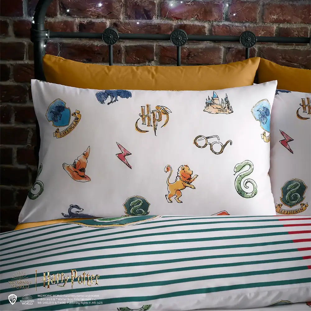 Harry Potter Hogwarts Houses Zip Bedding - Custom