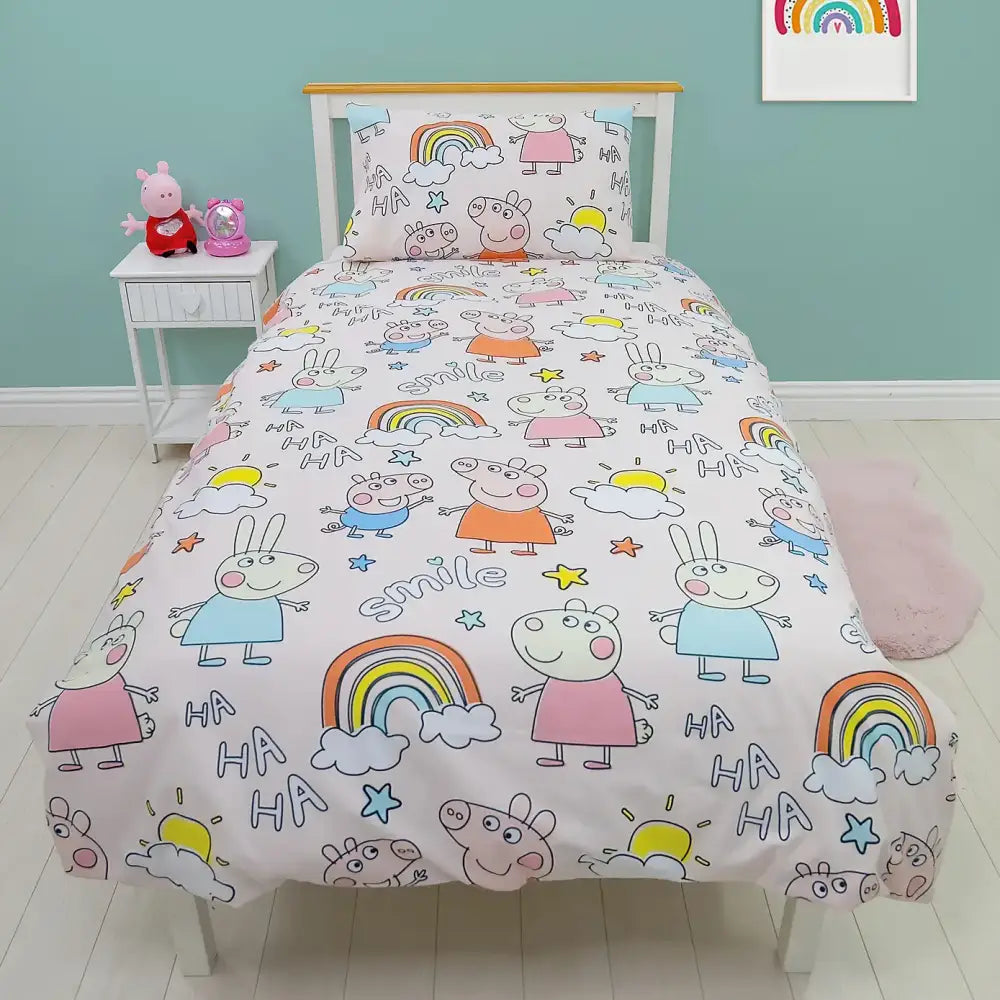 Peppa Pig And Friends Zip Bedding - Custom