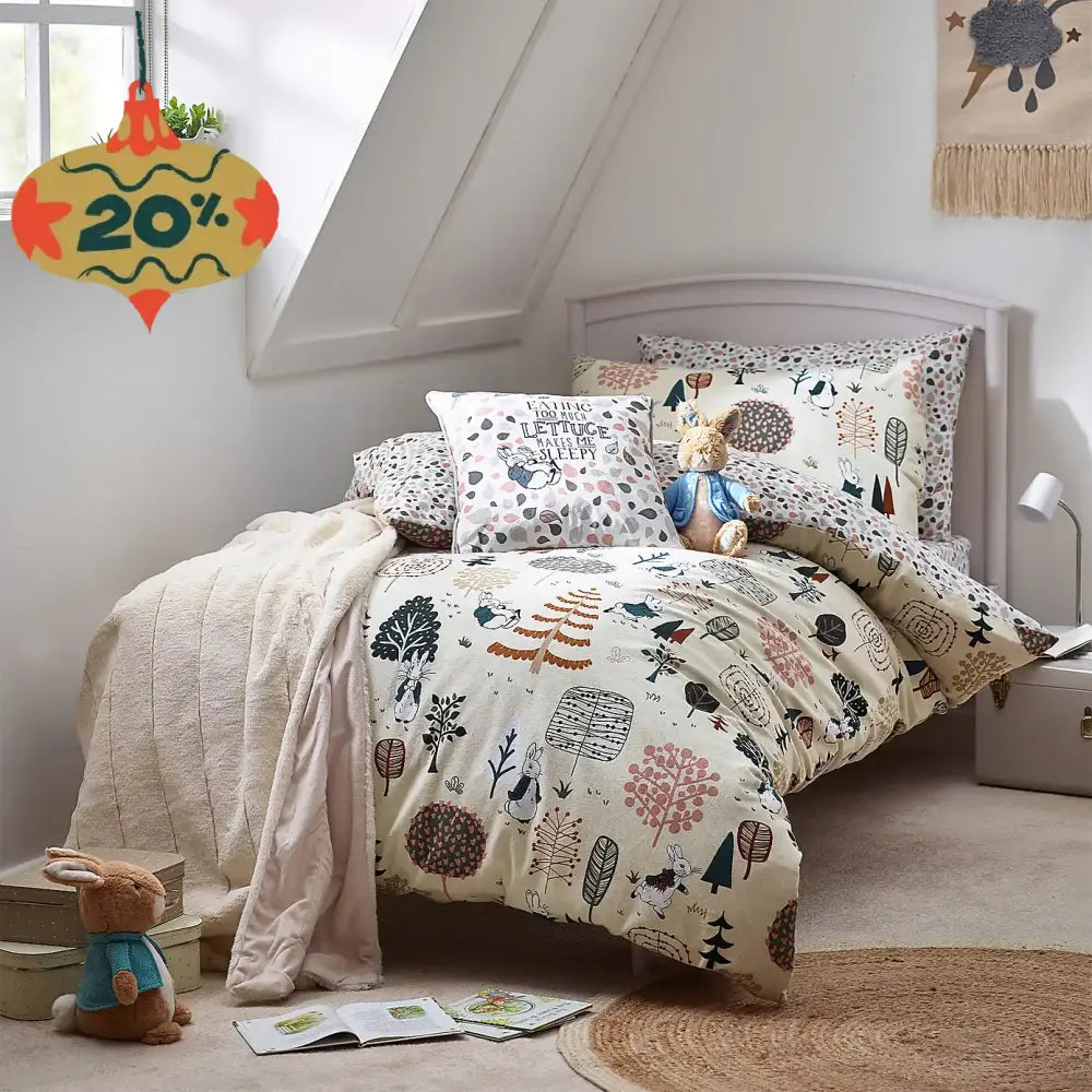 Peter Rabbit™ Scandi Woods Zip Bedding - Custom