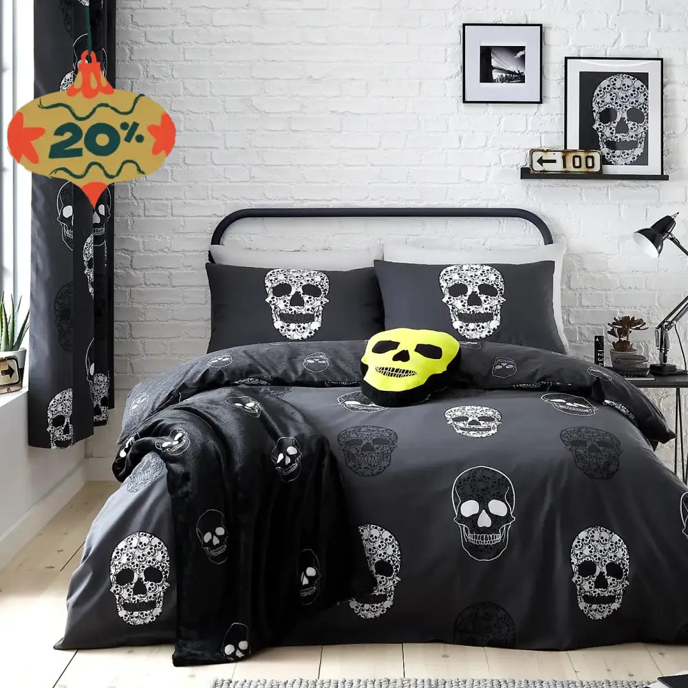 Skulls Zip Bedding - Custom