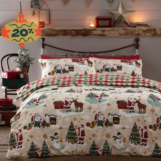 Sleepy Santa Zip Bedding - Custom