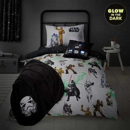 Star Wars Glow In The Dark Zip Bedding - Custom